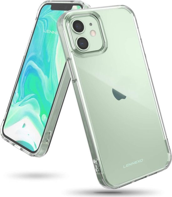 Lennexo transparant hoesje voor iPhone 12 Mini
