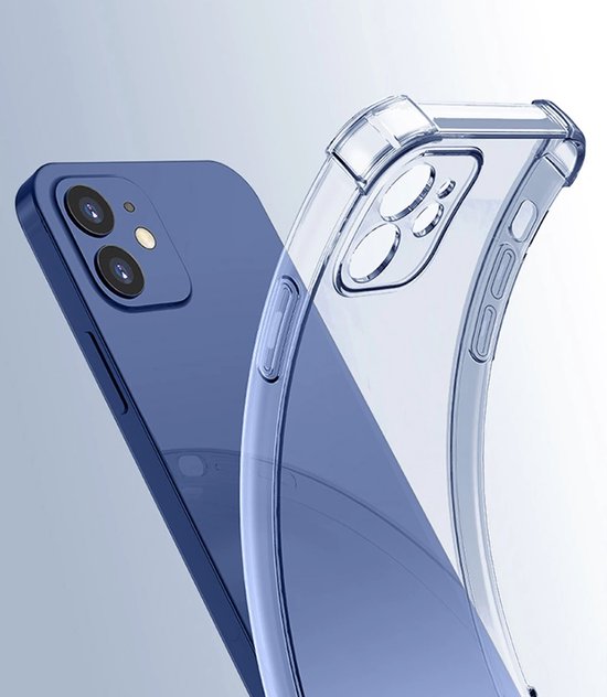 Lennexo Anti-Shock transparant hoesje voor iPhone 13 Pro