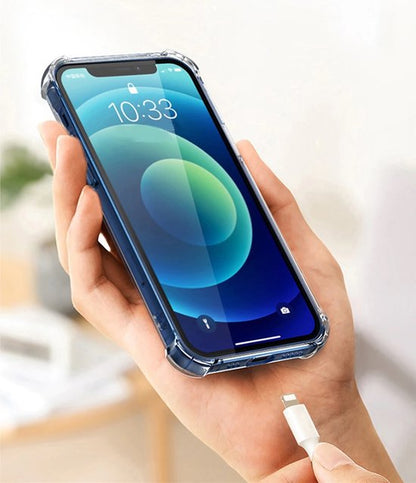 Lennexo Anti-Shock transparant hoesje voor iPhone 13 Pro