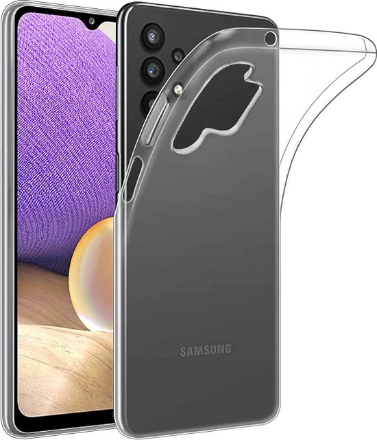 Lennexo transparant siliconen hoesje voor Samsung Galaxy A32 5G