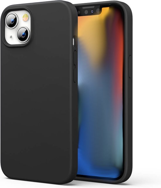 Lennexo iPhone 13 siliconen hoesje met screenprotector