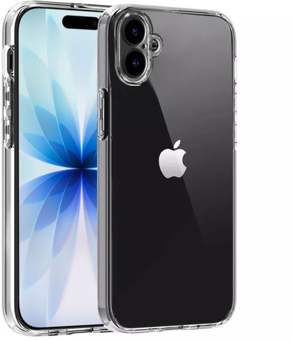 Lennexo transparante siliconen backcover voor iPhone 17