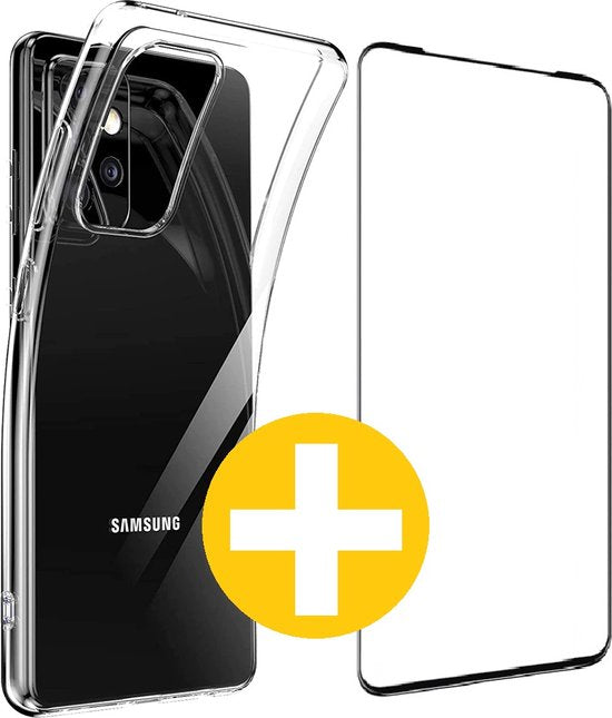 Lennexo Samsung Galaxy A53 hoesje en screenprotector combi