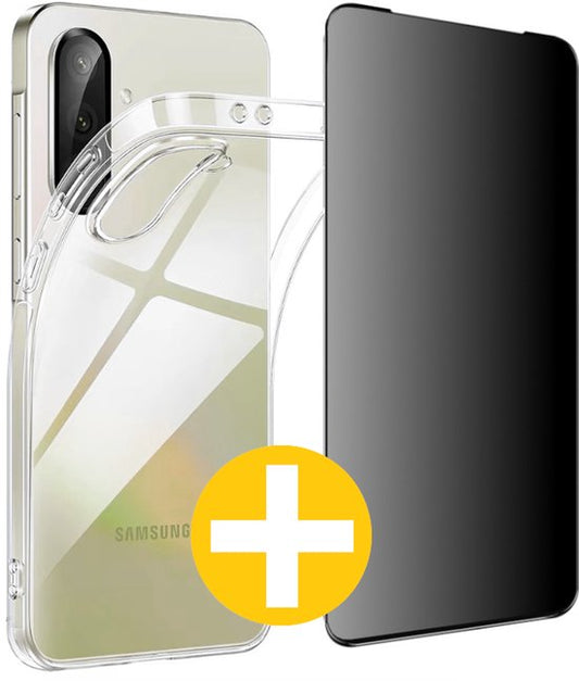 Samsung Galaxy A17 hoesje en privacy screenprotector