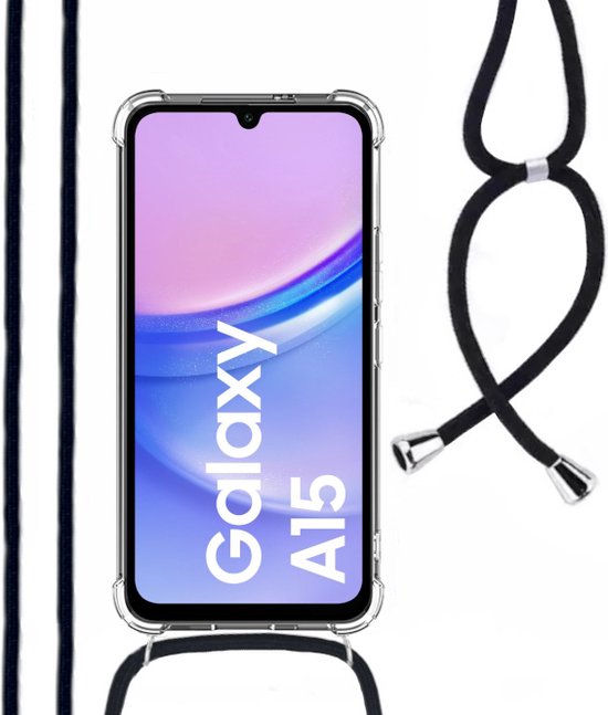 Lennexo schokbestendig telefoonhoesje met koord
