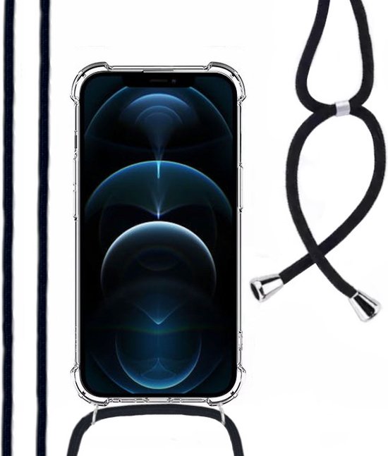 Lennexo koord shockproof telefoonhoesje voor iPhone 12 / 12 Pro