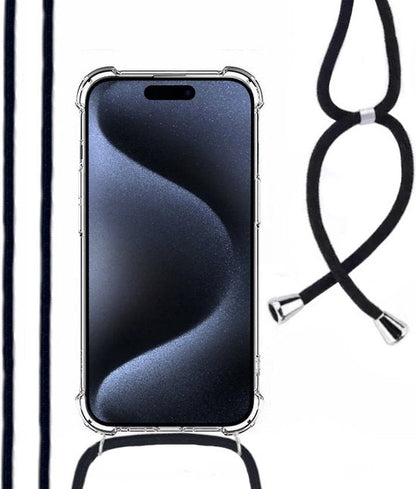 Lennexo iPhone 15 Pro Max hoesje met koord