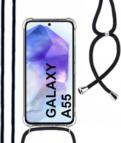 Lennexo koord shockproof hoesje voor Samsung Galaxy A55