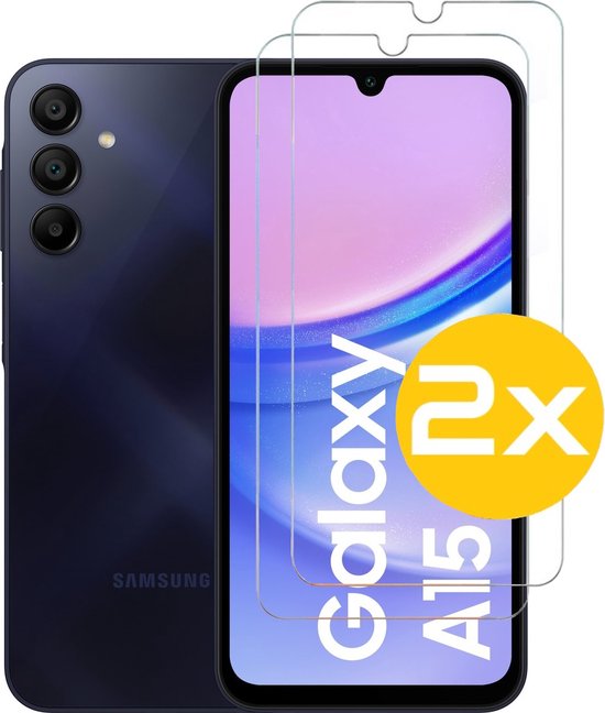 Screenprotector voor Samsung Galaxy A15 tempered glass