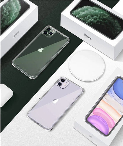 Lennexo Anti-Shock transparant hoesje voor iPhone 13 Pro