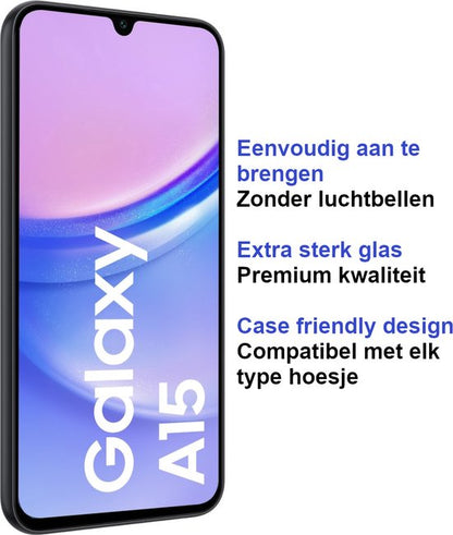 Armordrop screenprotector voor Samsung A15