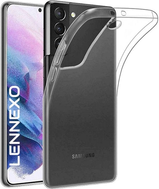 Lennexo transparante siliconen backcover voor Samsung Galaxy S21 Plus
