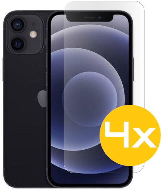 Lennexo iPhone 12 Mini screenprotector tempered glass