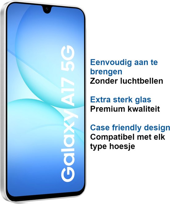 Armordrop Full Guard Screenprotector Geschikt Voor Samsung A17