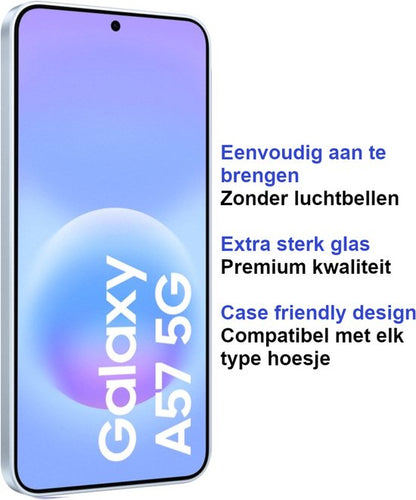 Armordrop Gehard Glas Screenprotector Geschikt Voor Samsung A57 - 2 Stuks
