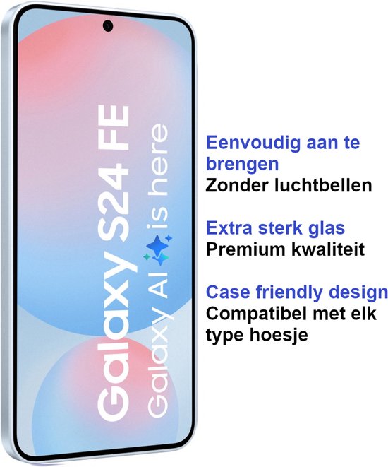 Armordrop screenprotector voor Samsung S24 FE
