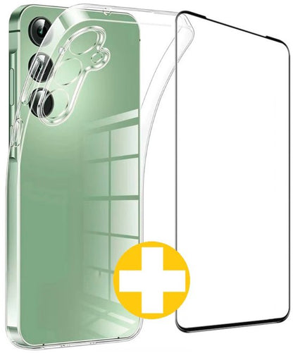 Lennexo hoesje en screenprotector voor Samsung Galaxy A35