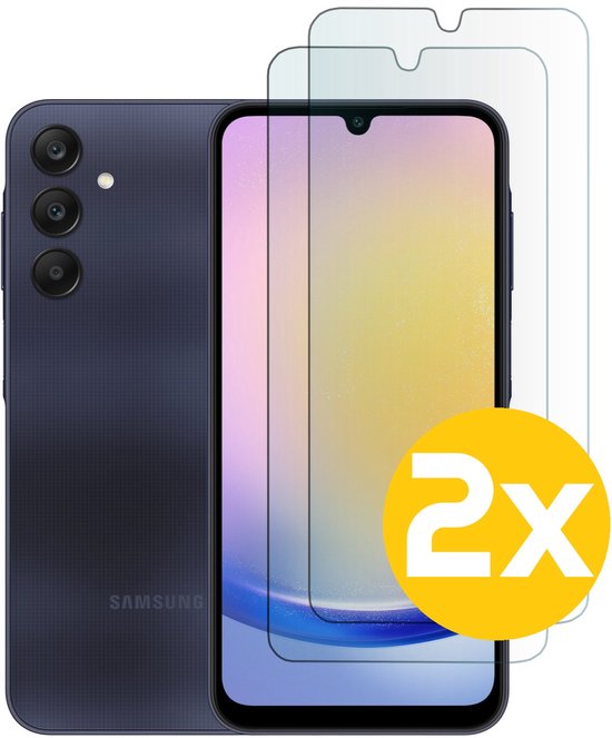 Lennexo Tempered Glass Screenprotector voor Samsung Galaxy A24 / A25