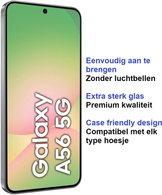 Armordrop Full Guard screenprotector voor Samsung A56