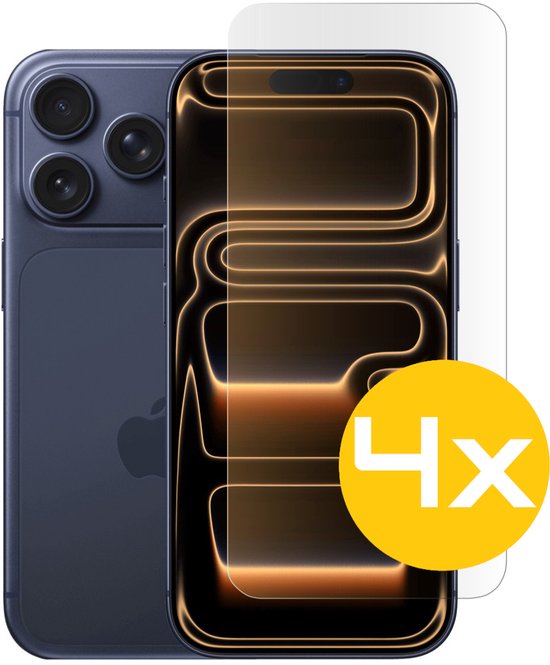 Tempered glass screenprotector voor iPhone 17 Pro Max