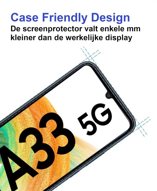 ArmorDrop Full Guard Screenprotector Voor Samsung A33