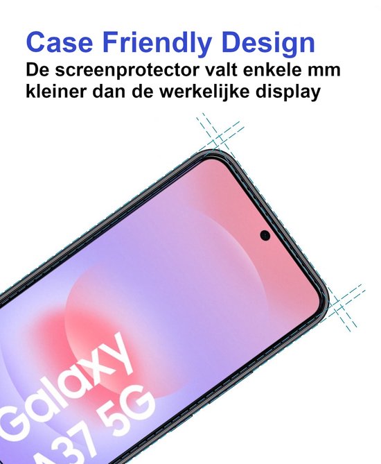 Armordrop screenprotector voor Samsung A37
