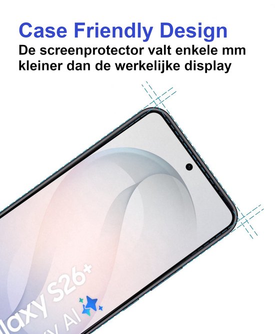 Armordrop screenprotector voor Samsung S26+