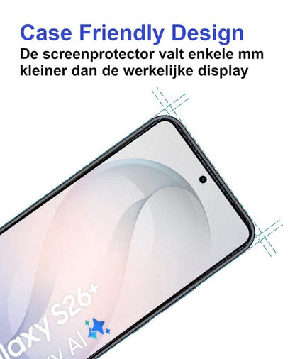 Armordrop screenprotector voor Samsung S26+