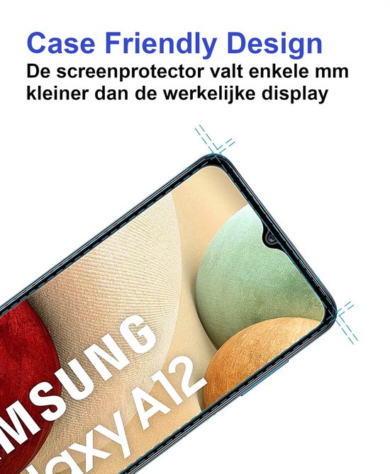 Armordrop Full Guard screenprotector voor Samsung A12