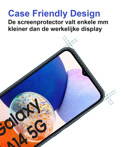 Armordrop Full Guard screenprotector voor Samsung A14