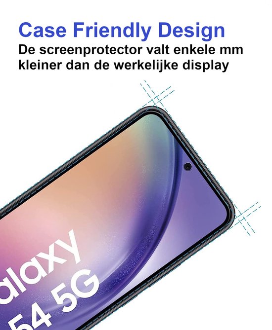 Armordrop Full Guard screenprotector voor Samsung A54
