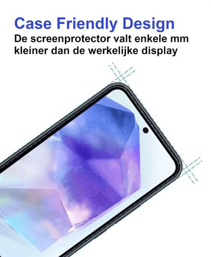 Armordrop Full Guard screenprotector voor Samsung A55