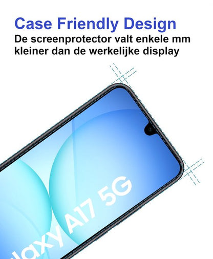 Armordrop Full Guard Screenprotector Geschikt Voor Samsung A17