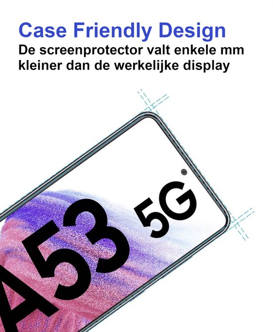 Armordrop Full Guard screenprotector voor Samsung A53