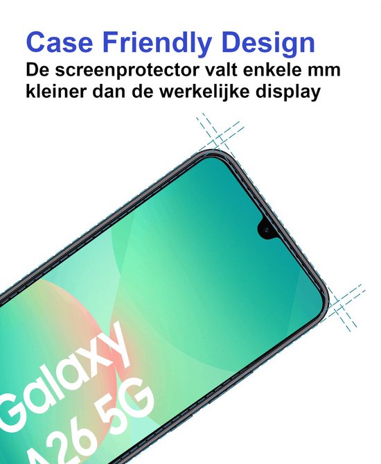 Armordrop screenprotector voor Samsung A26