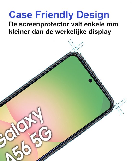 Armordrop screenprotector voor Samsung A56