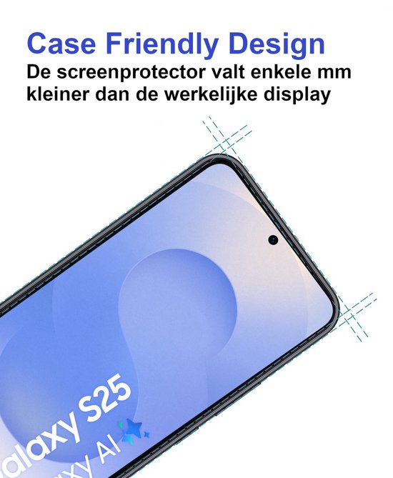 Armordrop screenprotector voor Samsung S25