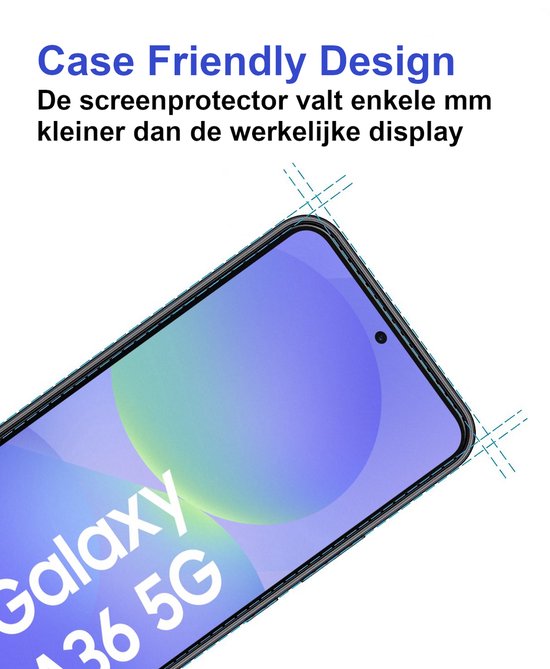 Armordrop screenprotector voor Samsung A36