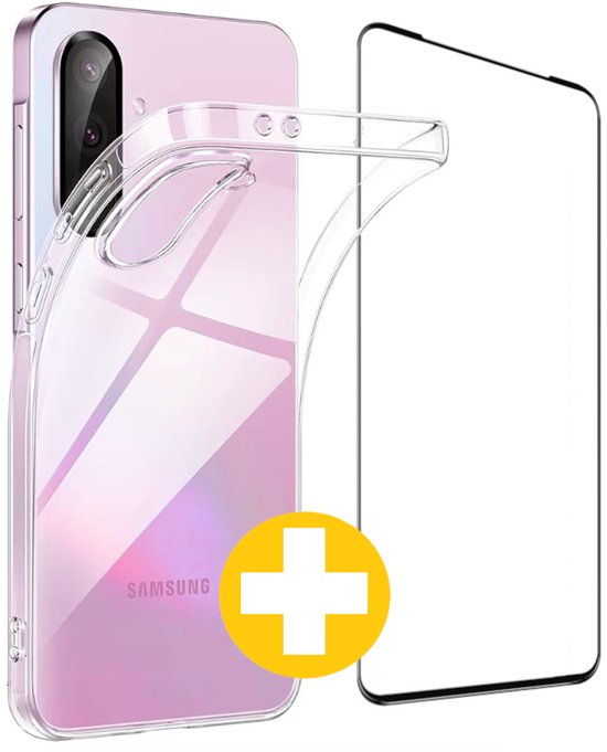 Lennexo hoesje en screenprotector voor Samsung Galaxy A56