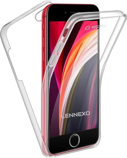 Lennexo 360° Hoesje Geschikt voor iPhone SE / 8 / 7