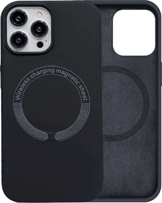 Magnetisch siliconen hoesje voor iPhone 12 / 12 Pro