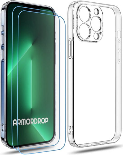 ArmorDrop transparant hoesje met screenprotector voor iPhone 13 Pro
