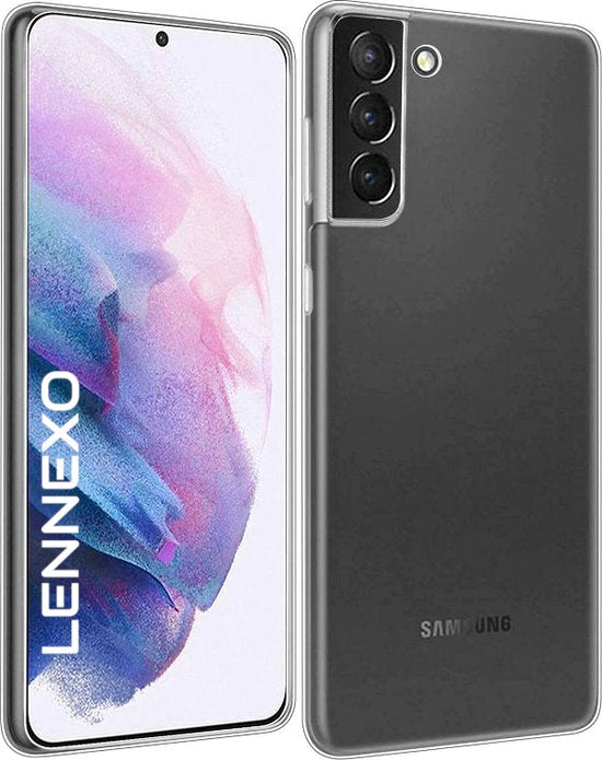 Lennexo transparante siliconen backcover voor Samsung Galaxy S21 Plus