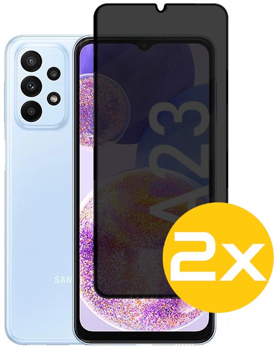 Lennexo Privacy screenprotector geschikt voor Samsung A23