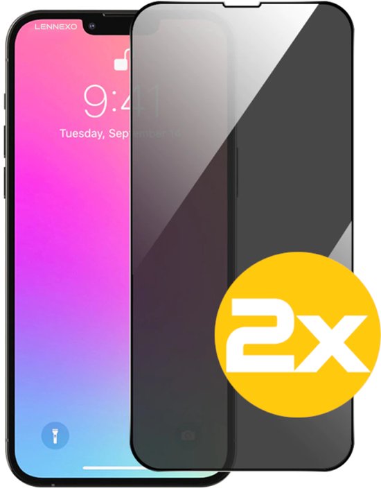 Lennexo Privacy screenprotector iPhone 12 Pro Max