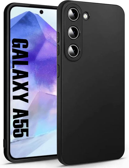 Lennexo Samsung Galaxy A55 siliconen hoesje