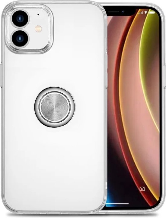 Armordrop transparant telefoonhoesje met ring voor iPhone 11