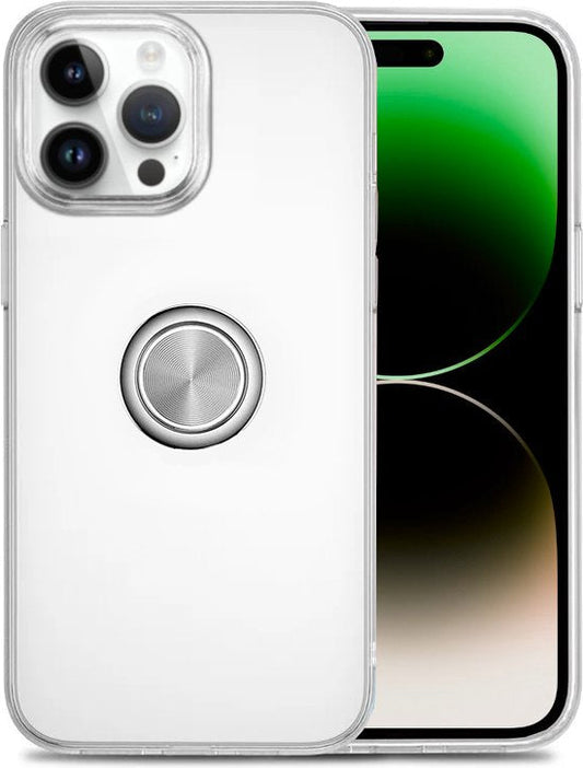 Armordrop transparant hoesje met ring voor iPhone 14 Pro Max