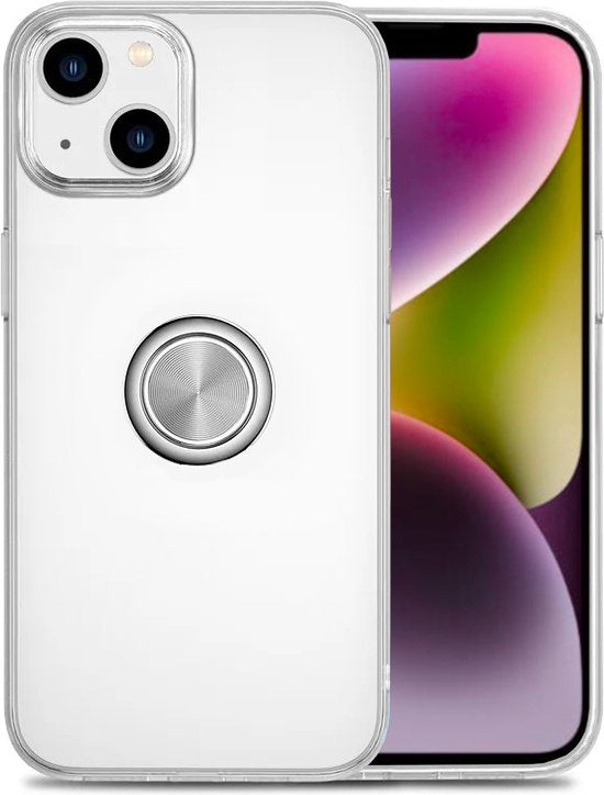 Armordrop transparant hoesje met ring voor iPhone 14 Plus