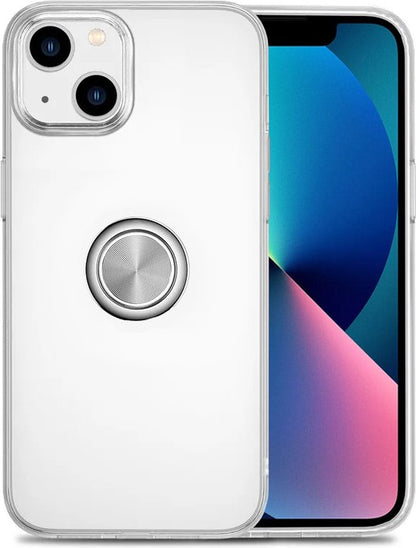 Armordrop transparant telefoonhoesje met ring voor iPhone 13